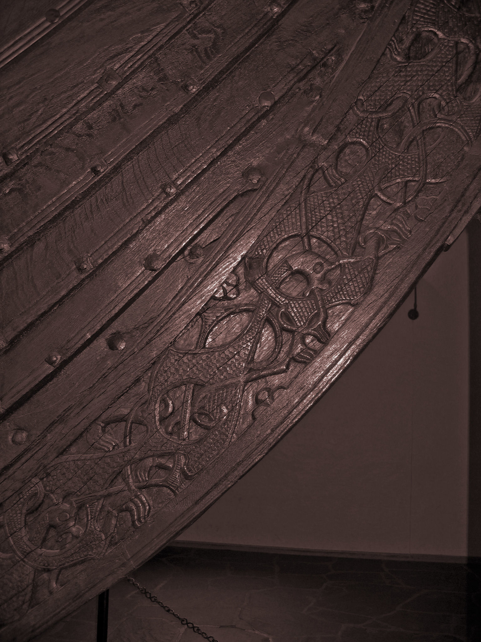 Oseberg Viking ship 2 Low-poly 3D model_17