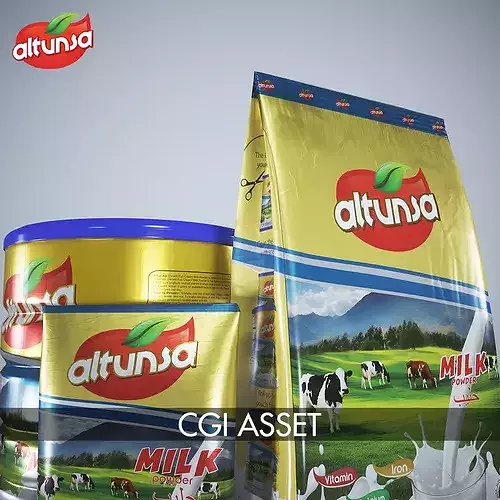 Altunsa Products asset Low-poly 3D model