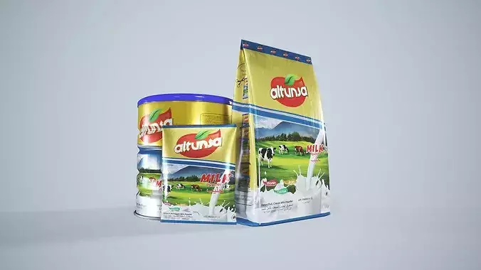 Altunsa Products asset Low-poly 3D model 2