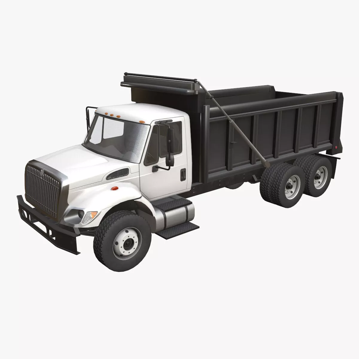 Dump Truck --147-- Low-poly 3D model