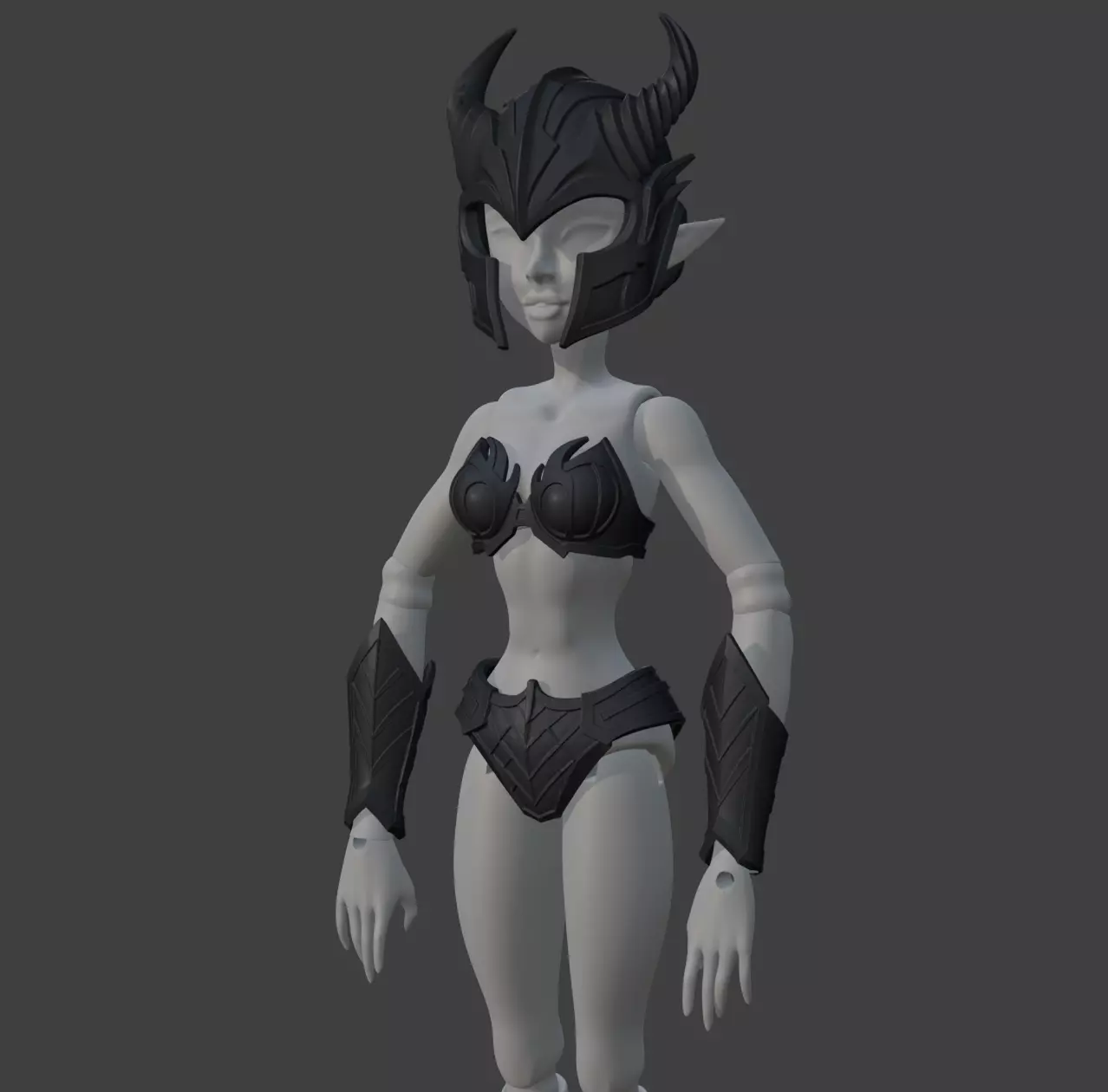 Dragon Master BJD Armor Set 3D print model