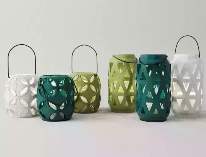 Lantern Candleholder Set