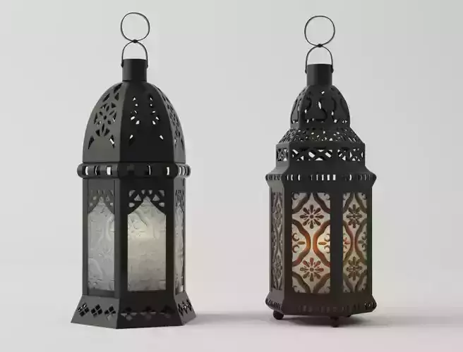 Moroccan Lanterns 3D model