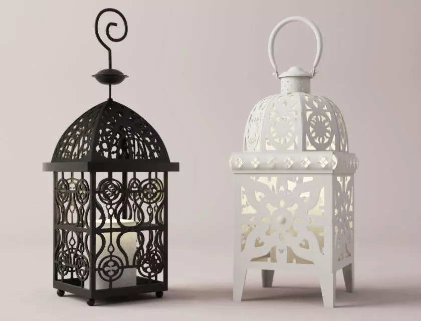 Moroccan Lanterns 3 3D model_0