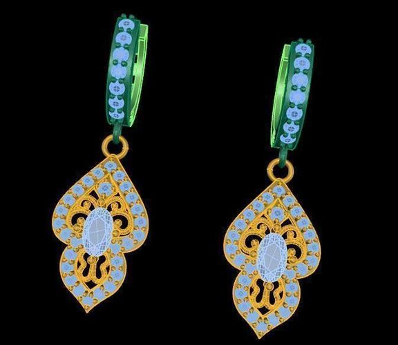 TJO 20 Earring  3D print model