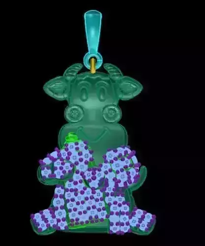 TJO 23 Chinese Zodiac The Ox Pendants