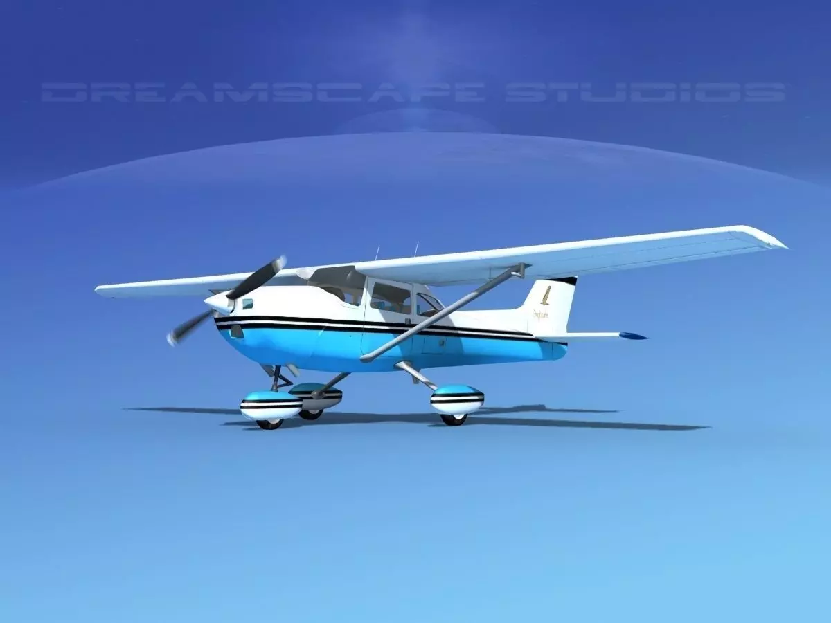 Cessna 172 Skyhawk 1976 V07 3D model_0