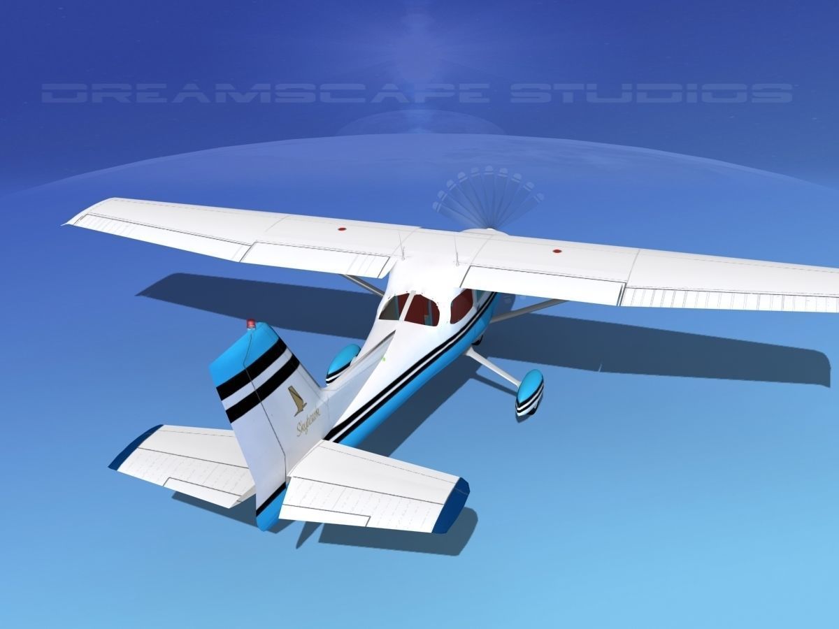 Cessna 172 Skyhawk 1976 V07 3D model_6