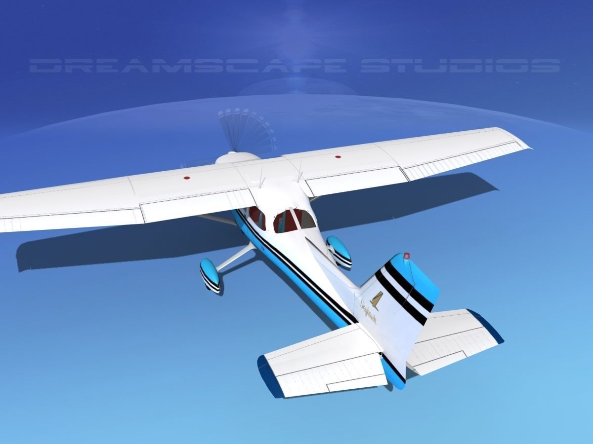 Cessna 172 Skyhawk 1976 V07 3D model_7