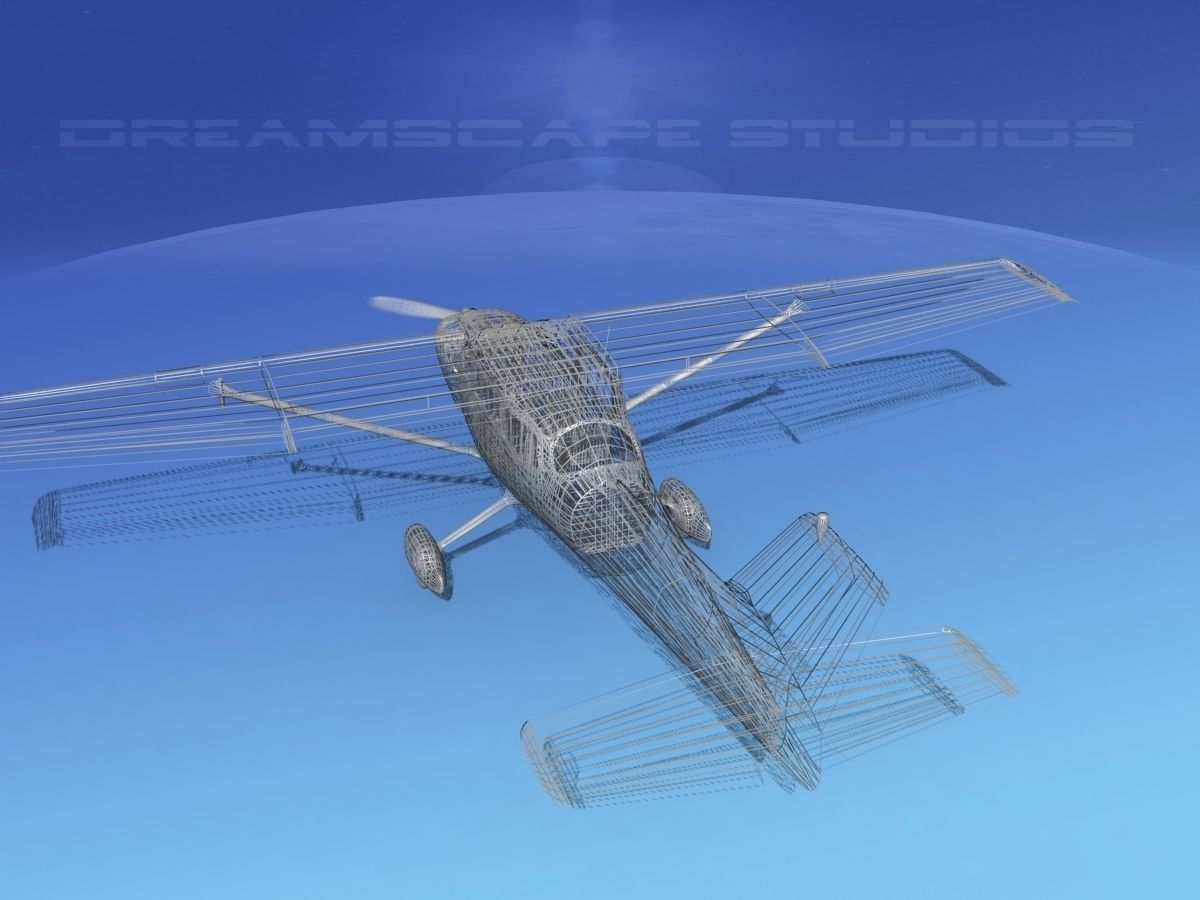 Cessna 172 Skyhawk 1976 V08 3D model_17