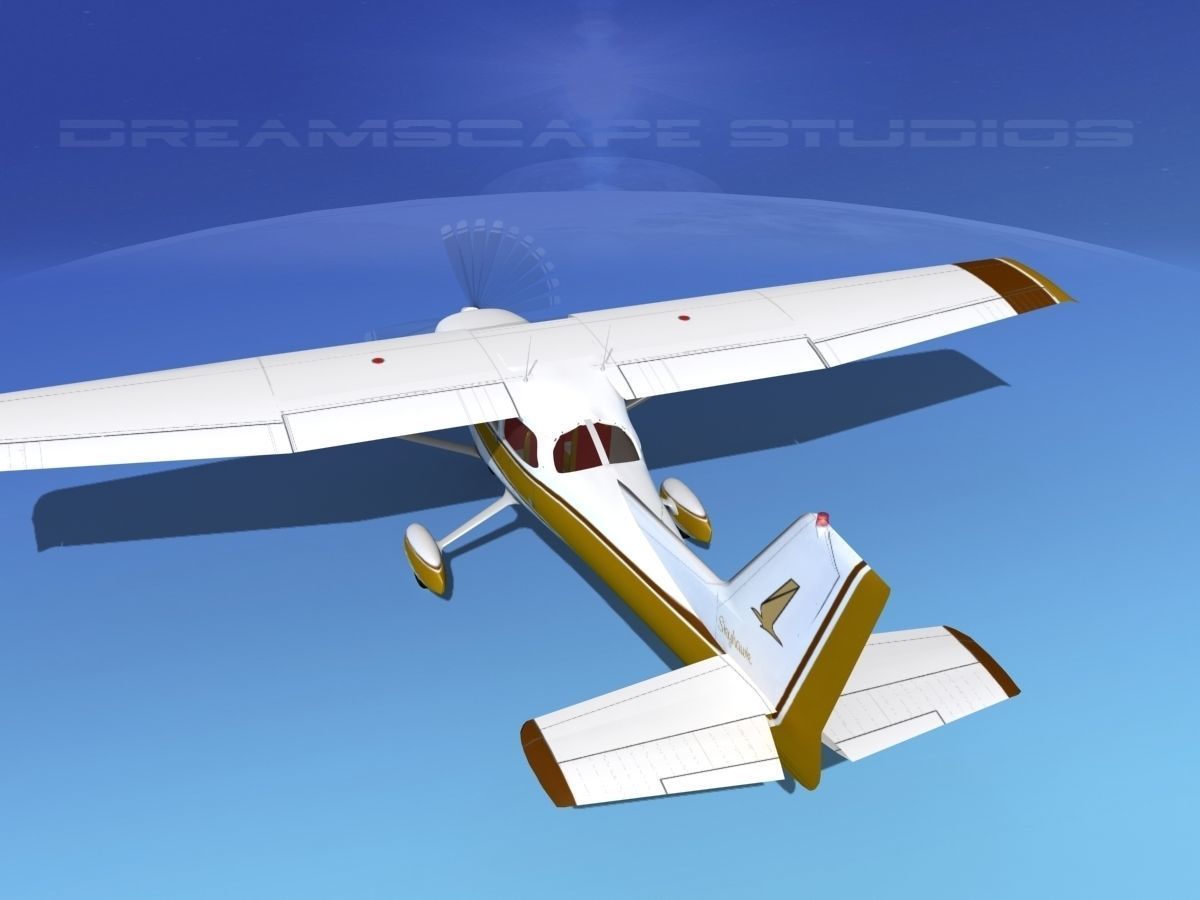 Cessna 172 Skyhawk 1976 V08 3D model_8