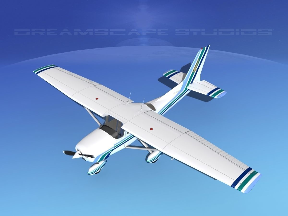 Cessna 172 Skyhawk 1976 V09 3D model_10