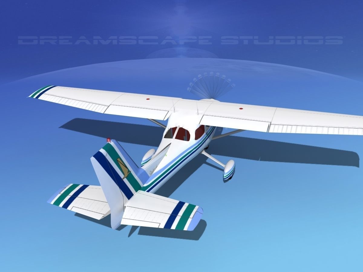 Cessna 172 Skyhawk 1976 V09 3D model_6