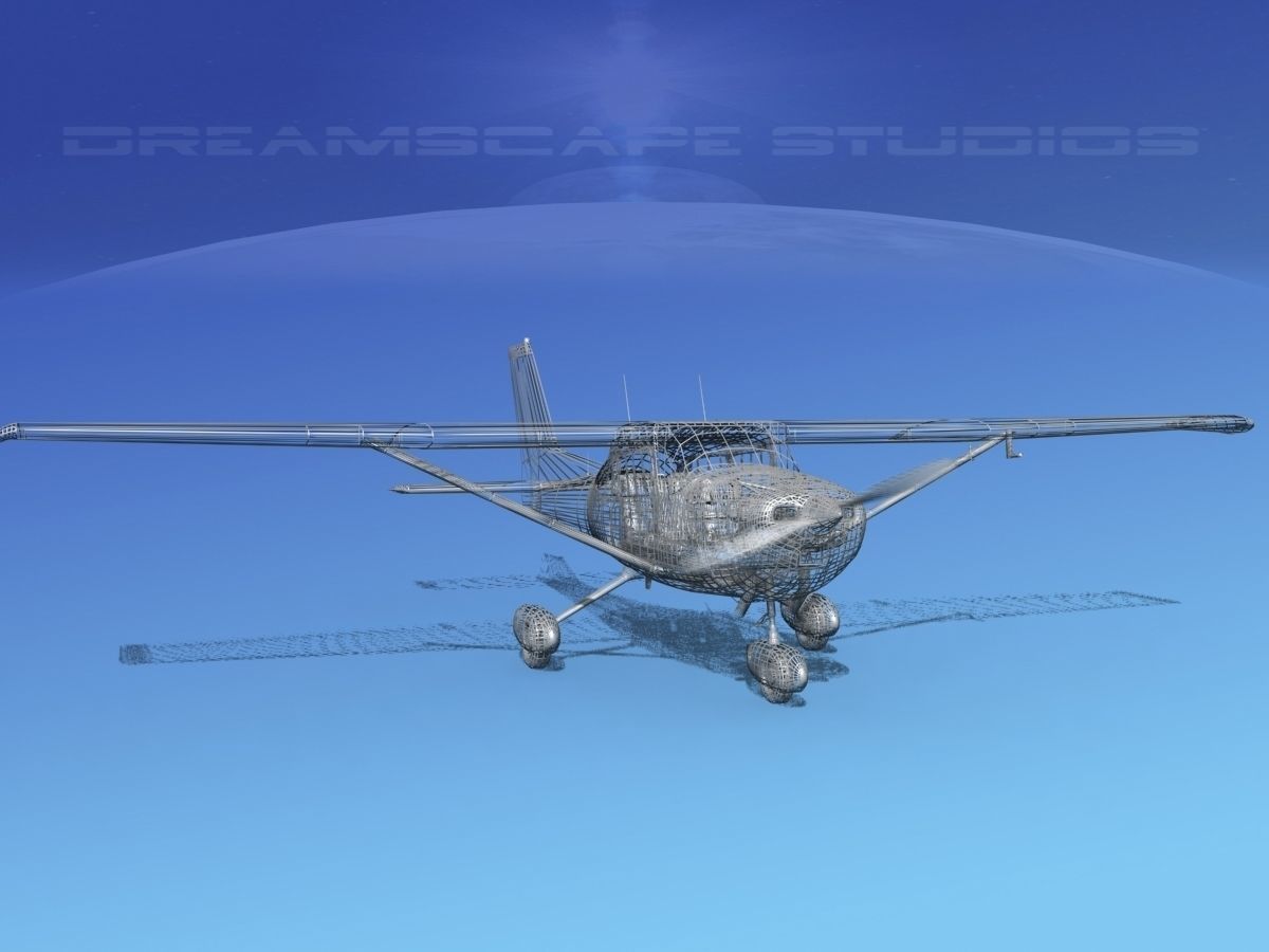 Cessna 172 Skyhawk 1976 V09 3D model_14