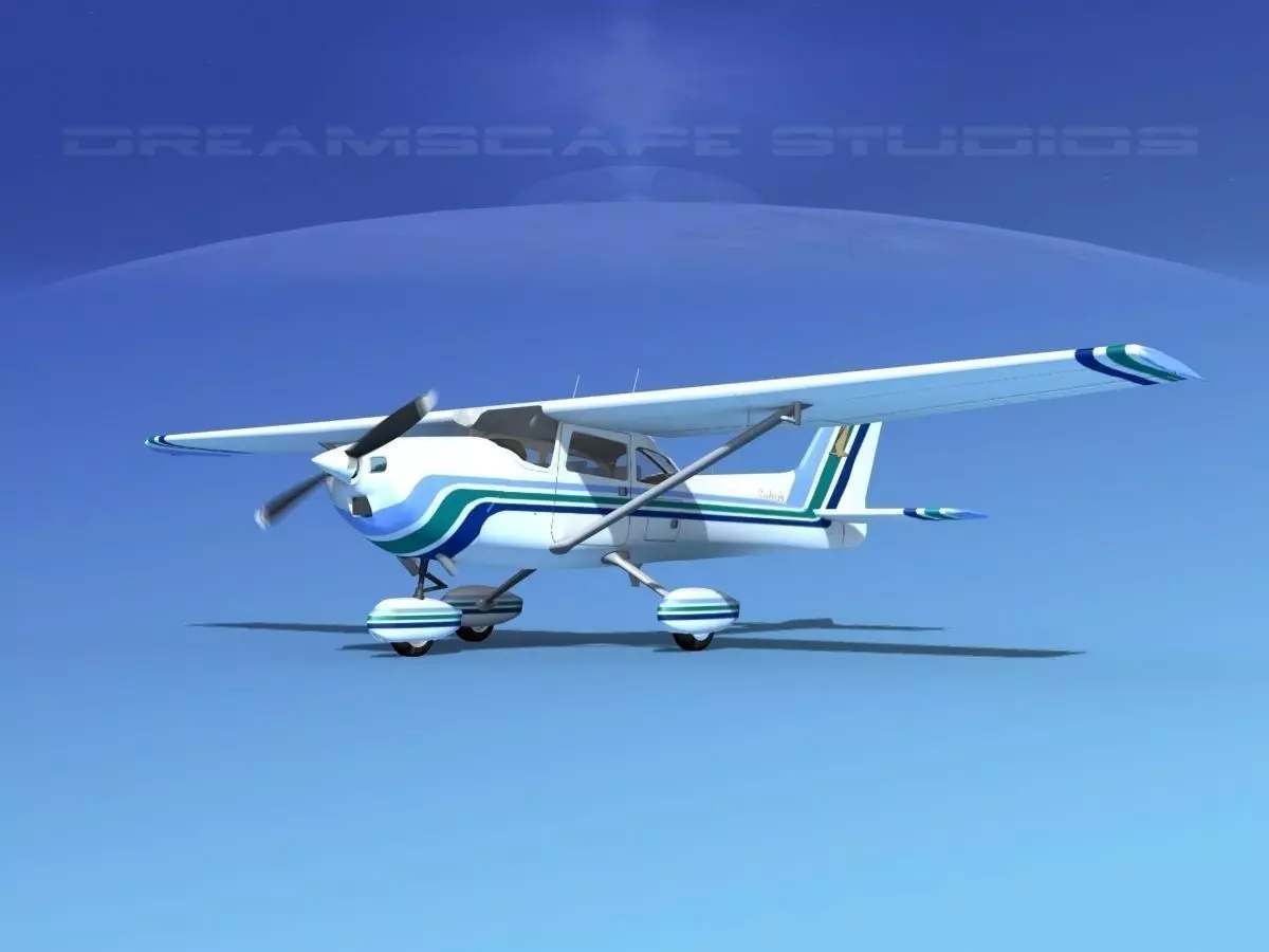 Cessna 172 Skyhawk 1976 V09 3D model_0