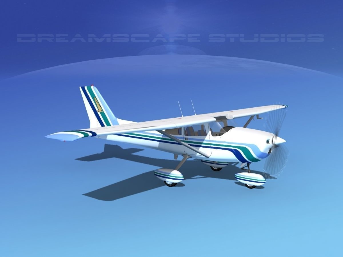Cessna 172 Skyhawk 1976 V09 3D model_3