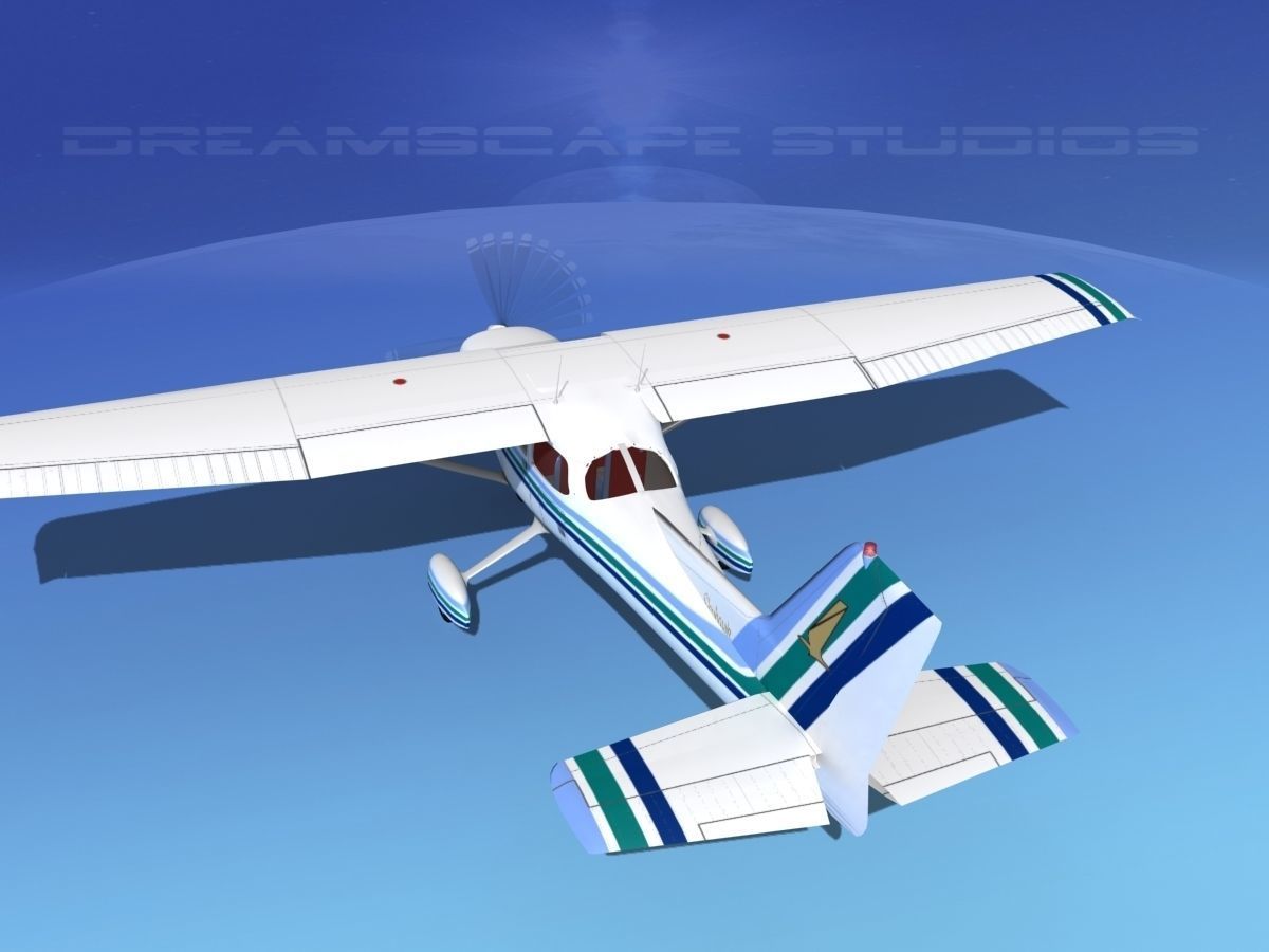 Cessna 172 Skyhawk 1976 V09 3D model_7