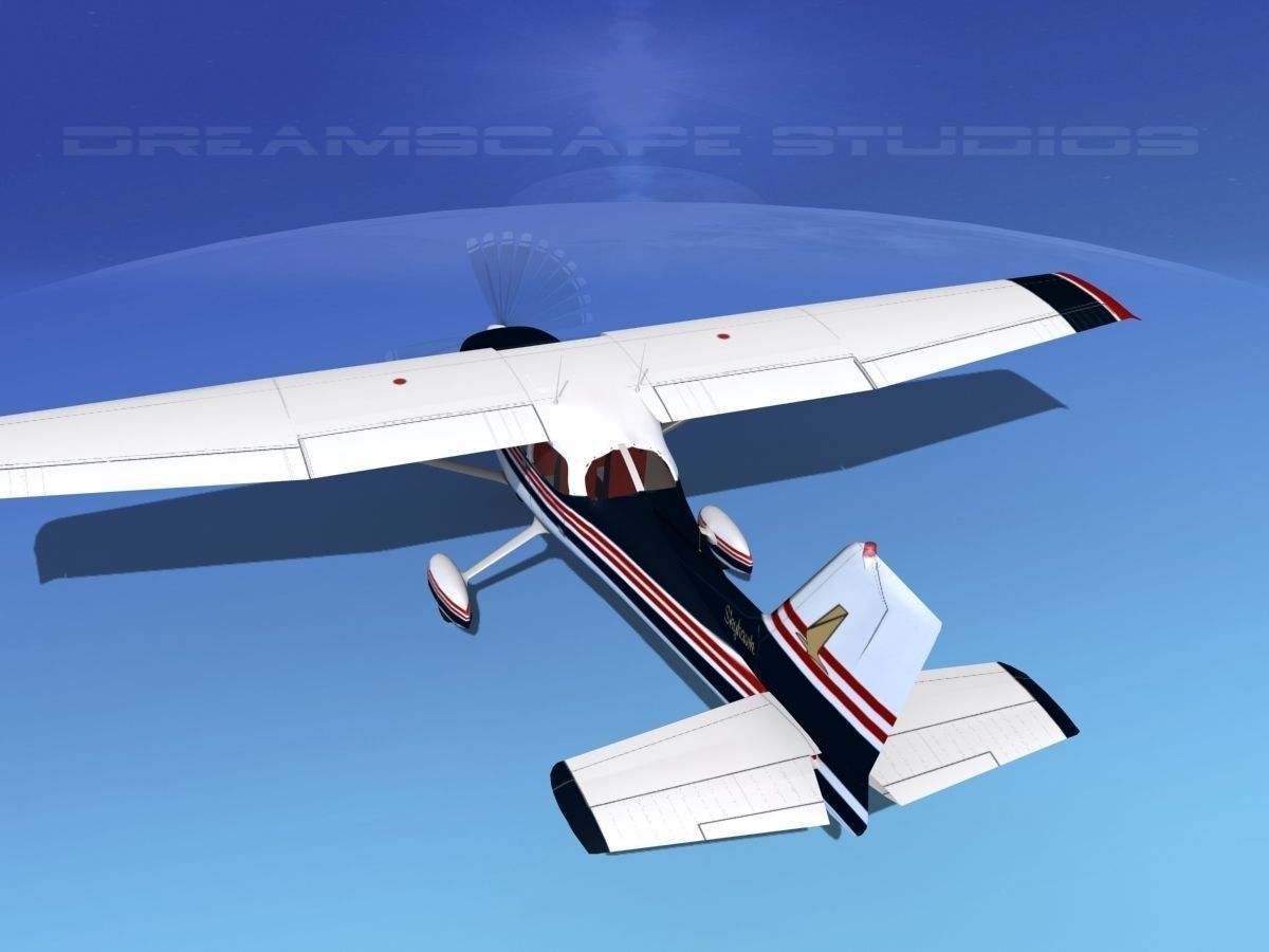 Cessna 172 Skyhawk 1976 V10 3D model_7