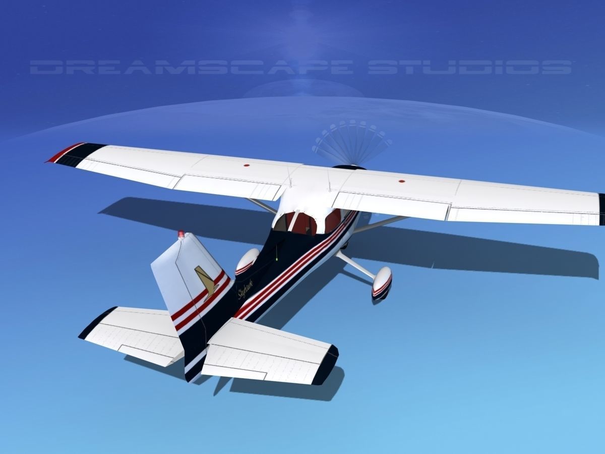 Cessna 172 Skyhawk 1976 V10 3D model_6