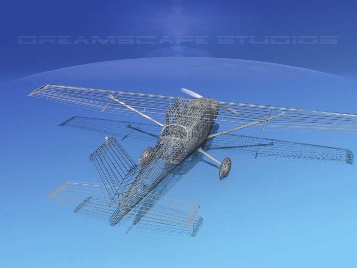 Cessna 172 Skyhawk 1976 V10 3D model_16