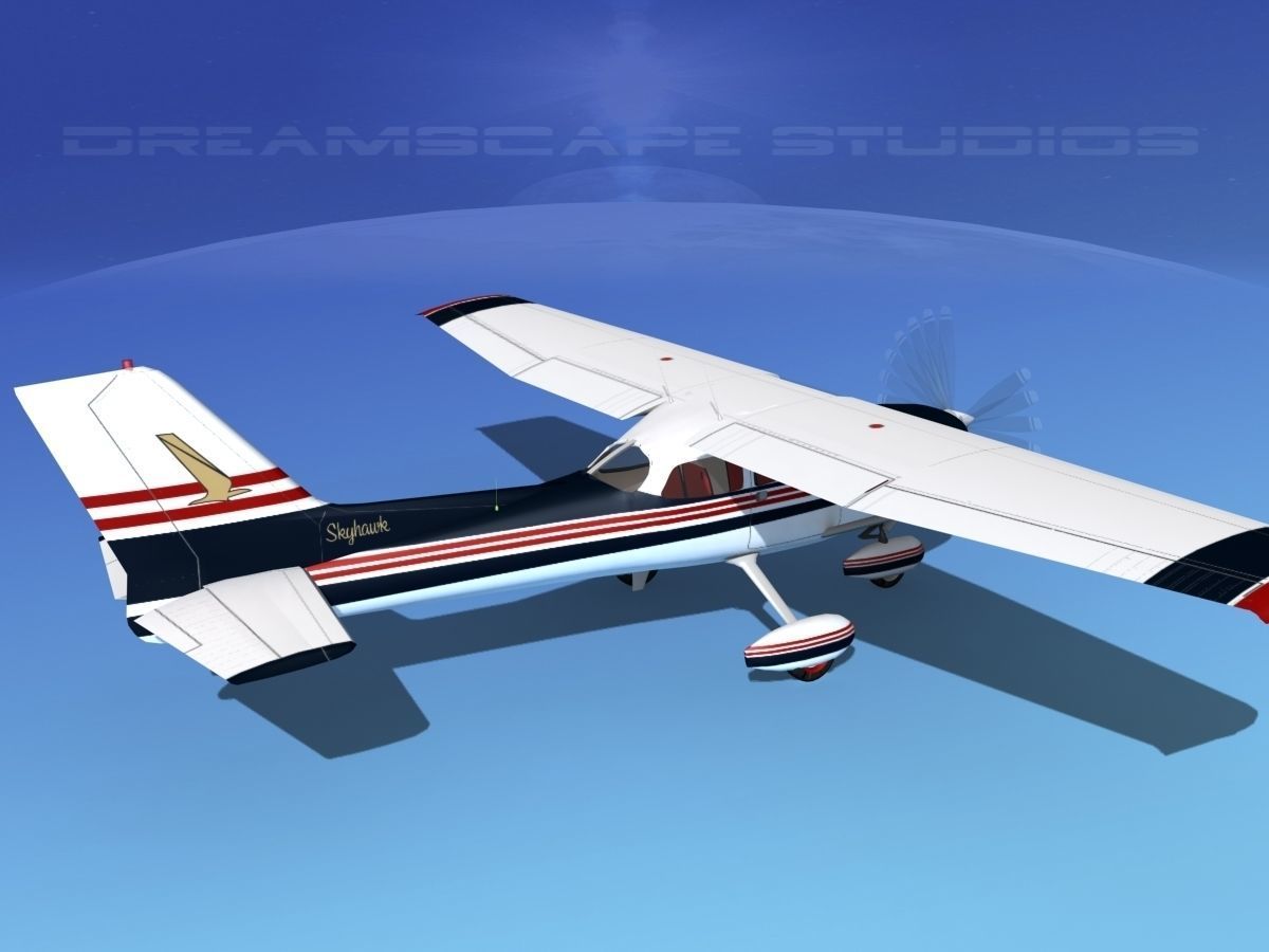 Cessna 172 Skyhawk 1976 V10 3D model_5
