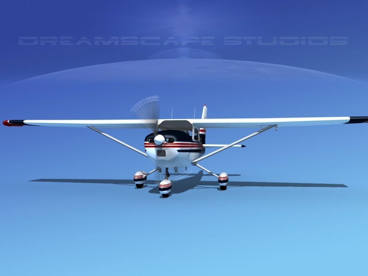 Cessna 172 Skyhawk 1976 V10 3D model_1