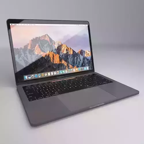 MacBook Pro 13-inch 2016 with Touch Bar 3D model