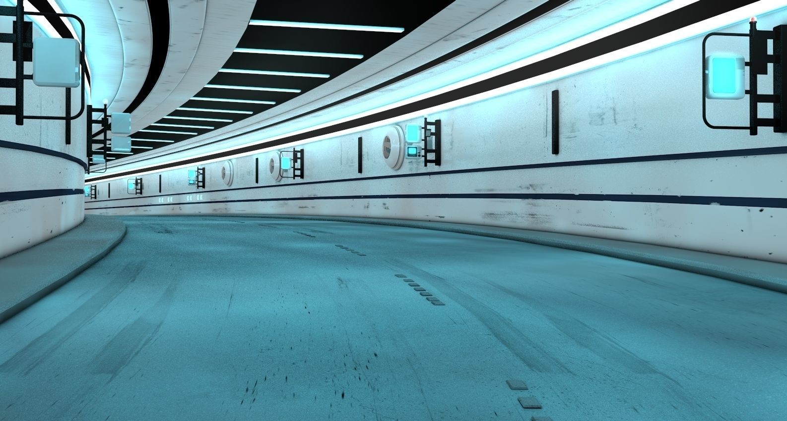 Tunnel 3D part 3D model_4