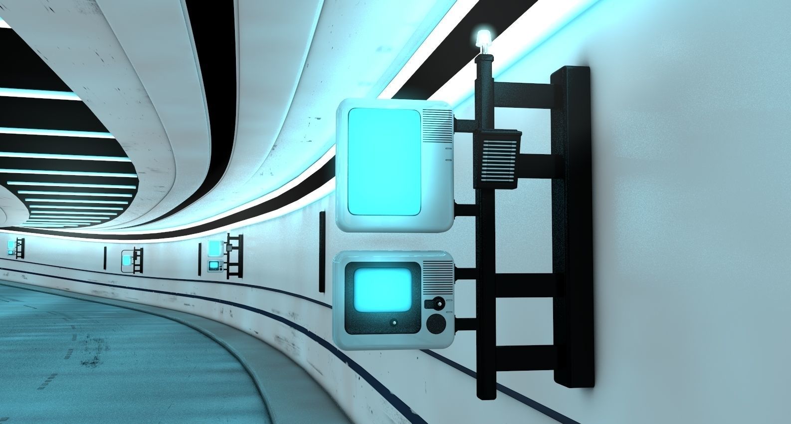 Tunnel 3D part 3D model_3