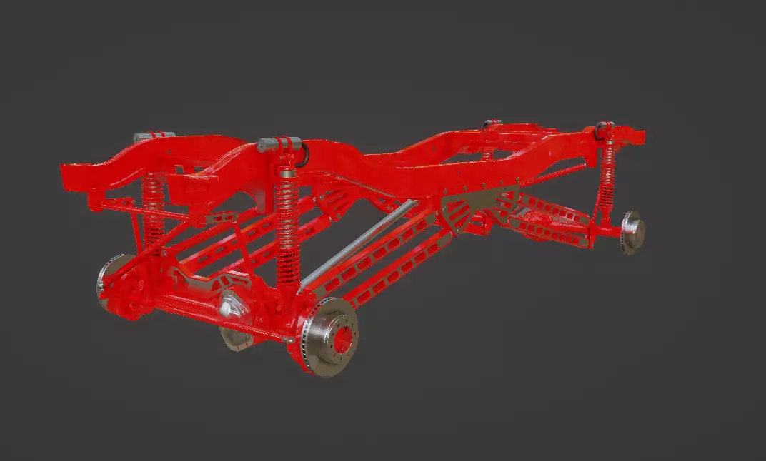 20 Inch Sema Lift Low-poly 3D model