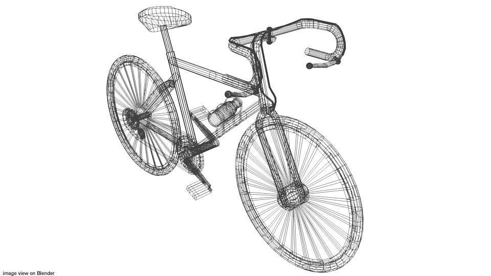 Bicycle - Racng 3D model_3
