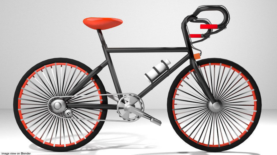 Bicycle - Racng 3D model_1