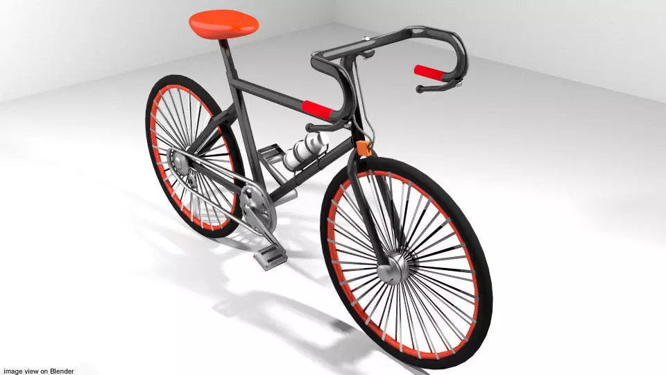 Bicycle - Racng 3D model_0