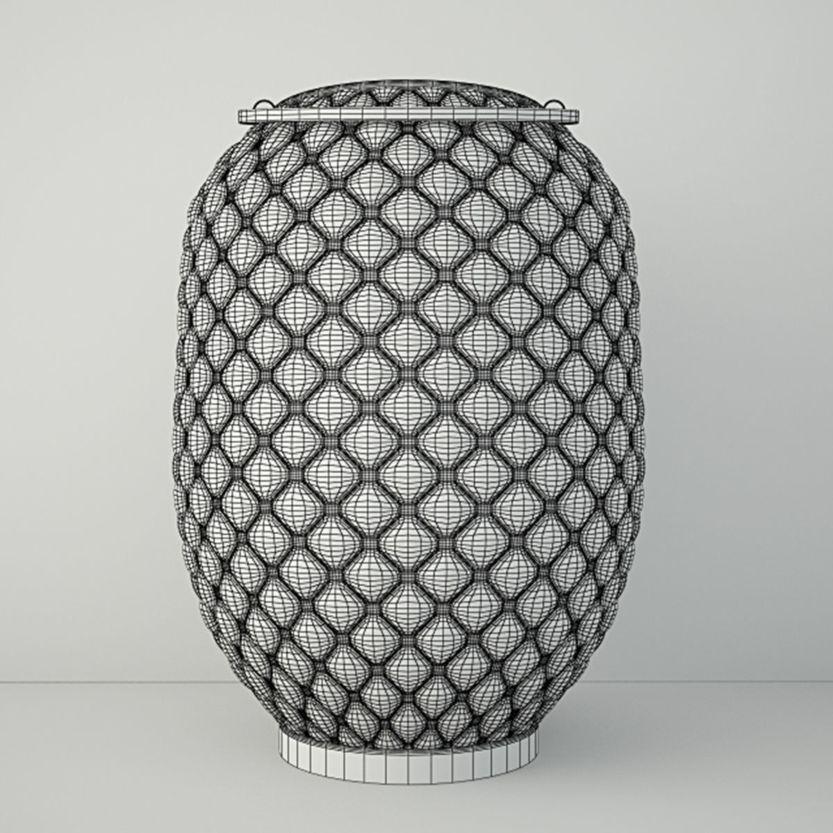 Pineapple Lanterns 3D model_4