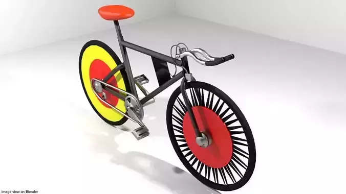 Bicycle - Track 3D model Bicycle - Track 3D model
