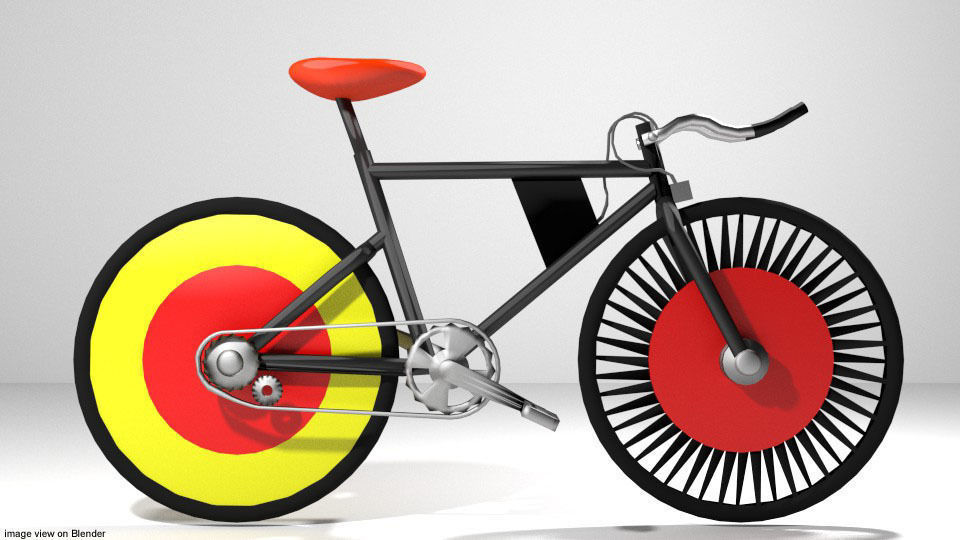 Bicycle - Track 3D model_1