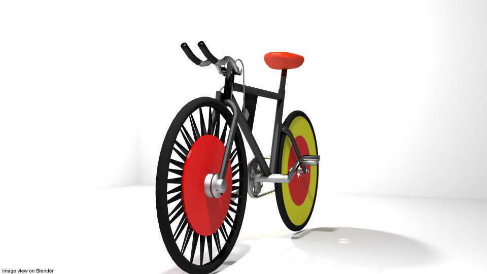 Bicycle - Track 3D model_2