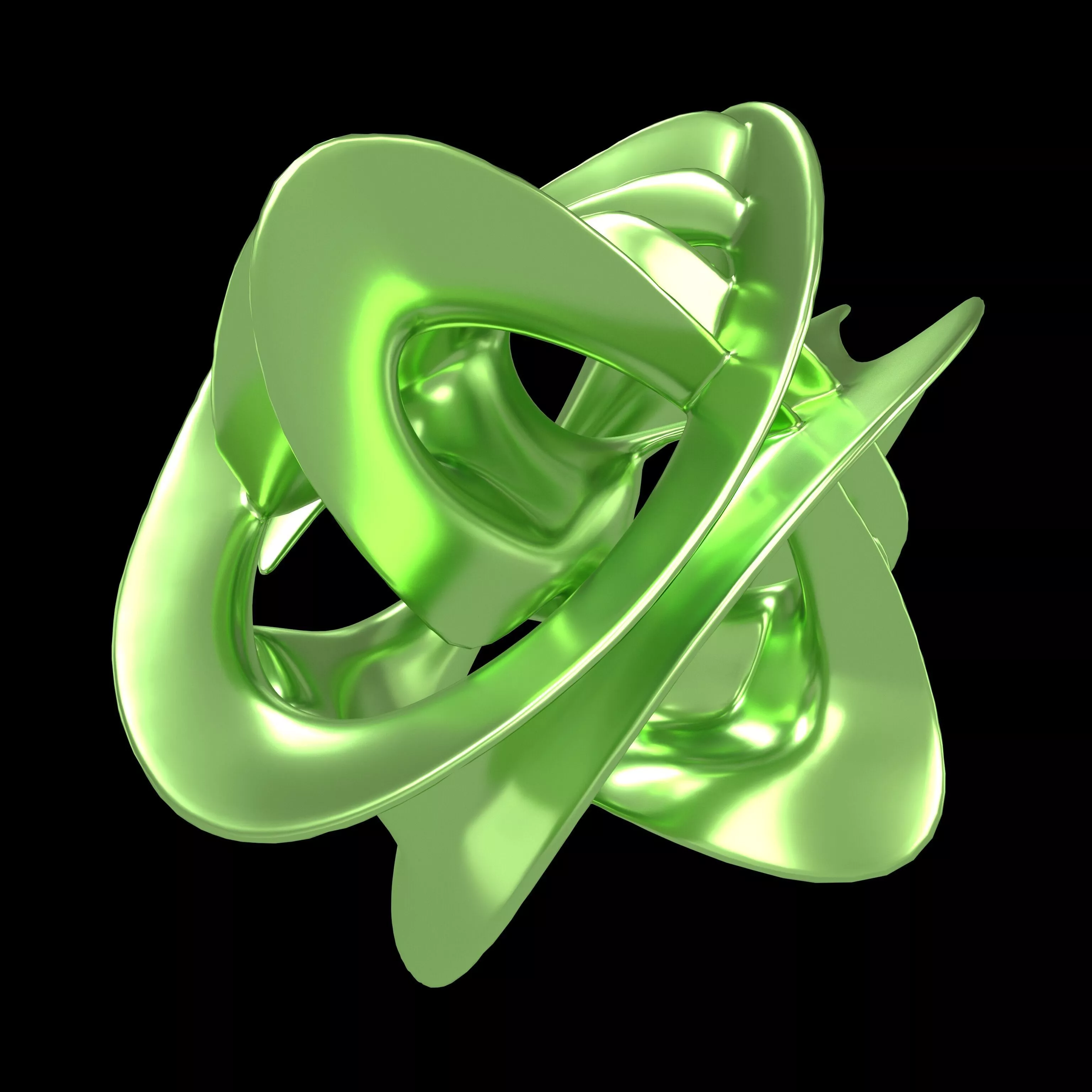 Abstract Shape v46 008 Low-poly 3D model