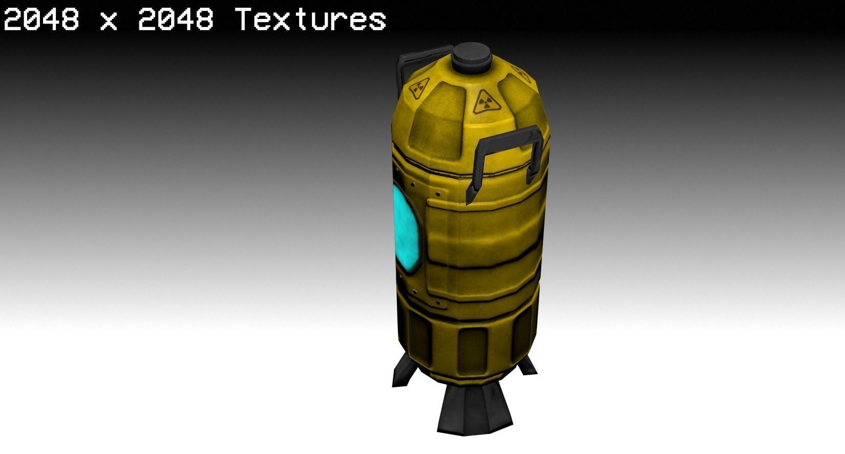 Game Ready NRG Co Portable Nuclear Fusion Reactor Low-poly 3D model_1