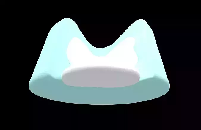 Lava Cake v1 002 Low-poly 3D model 3