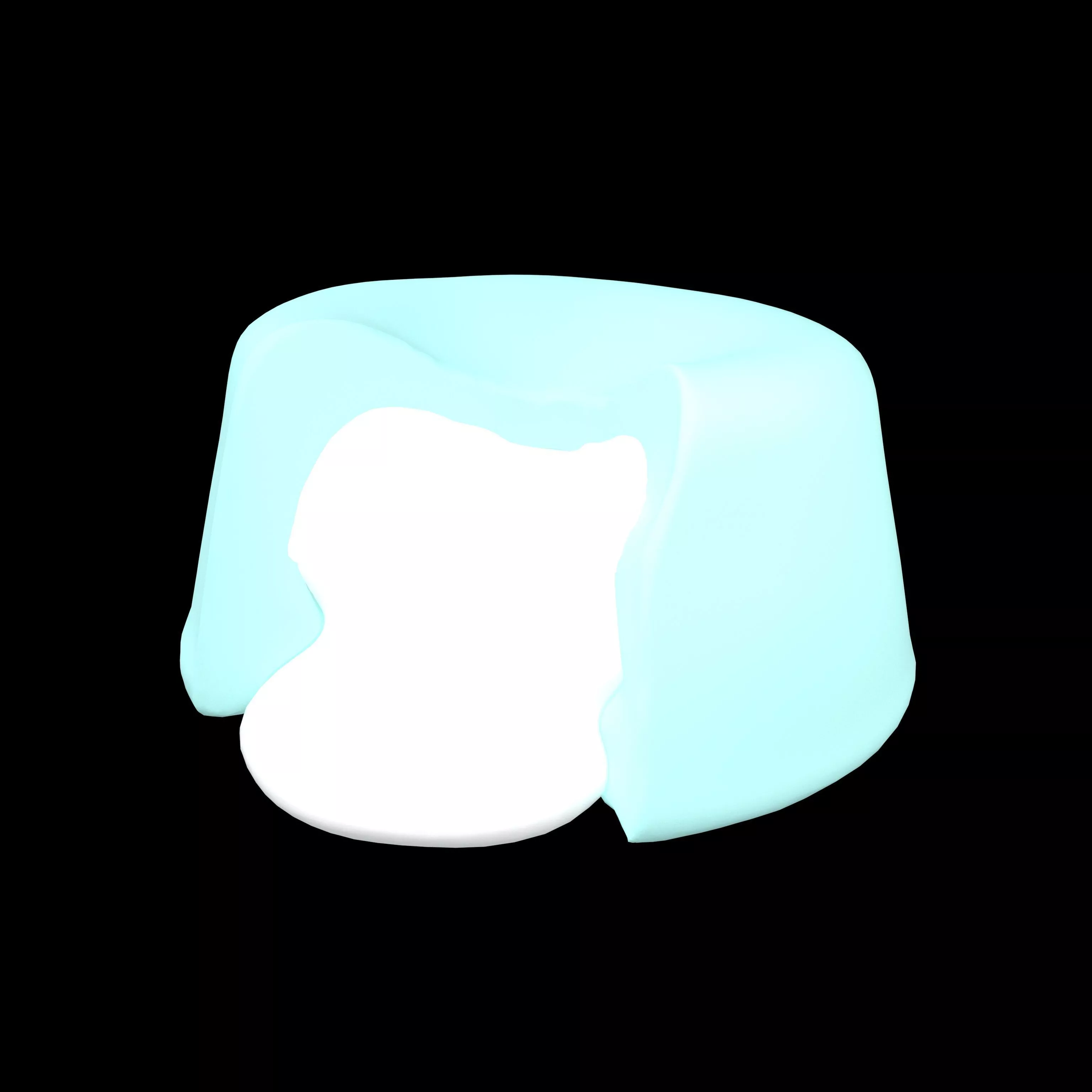 Lava Cake v1 002 Low-poly 3D model