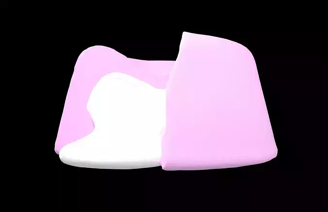 Lava Cake v1 003 Low-poly 3D model 2