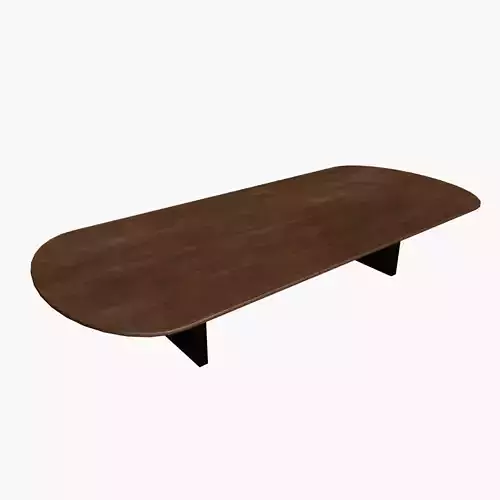 Office Meeting Table Low Poly Low-poly 3D model