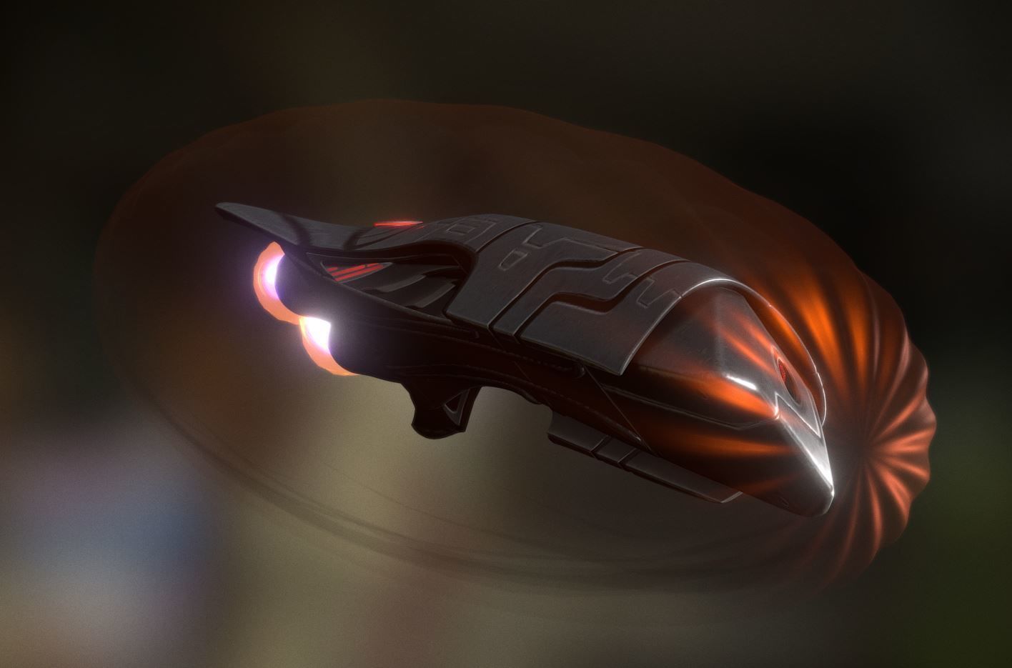 Spaceship  Keeper  Package Low-poly 3D model_85