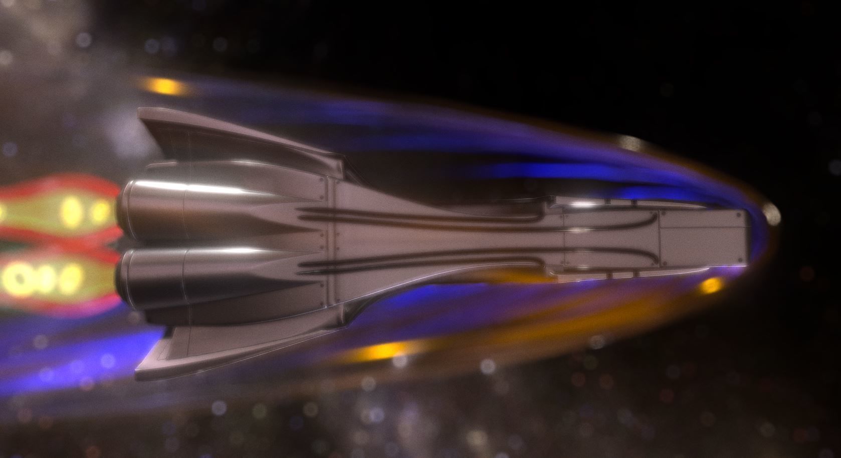 Spaceship  Keeper  Package Low-poly 3D model_22