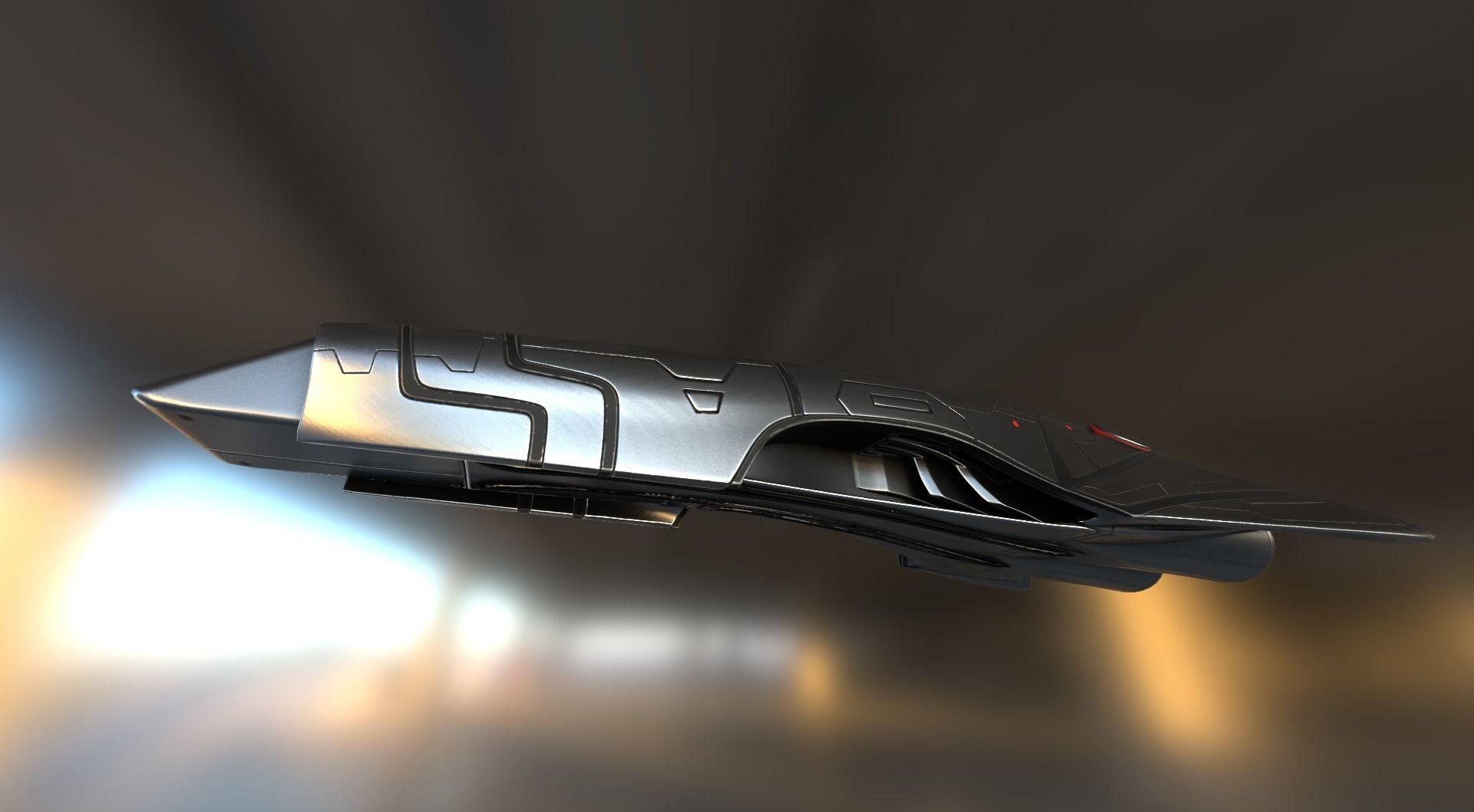 Spaceship  Keeper  Package Low-poly 3D model_19