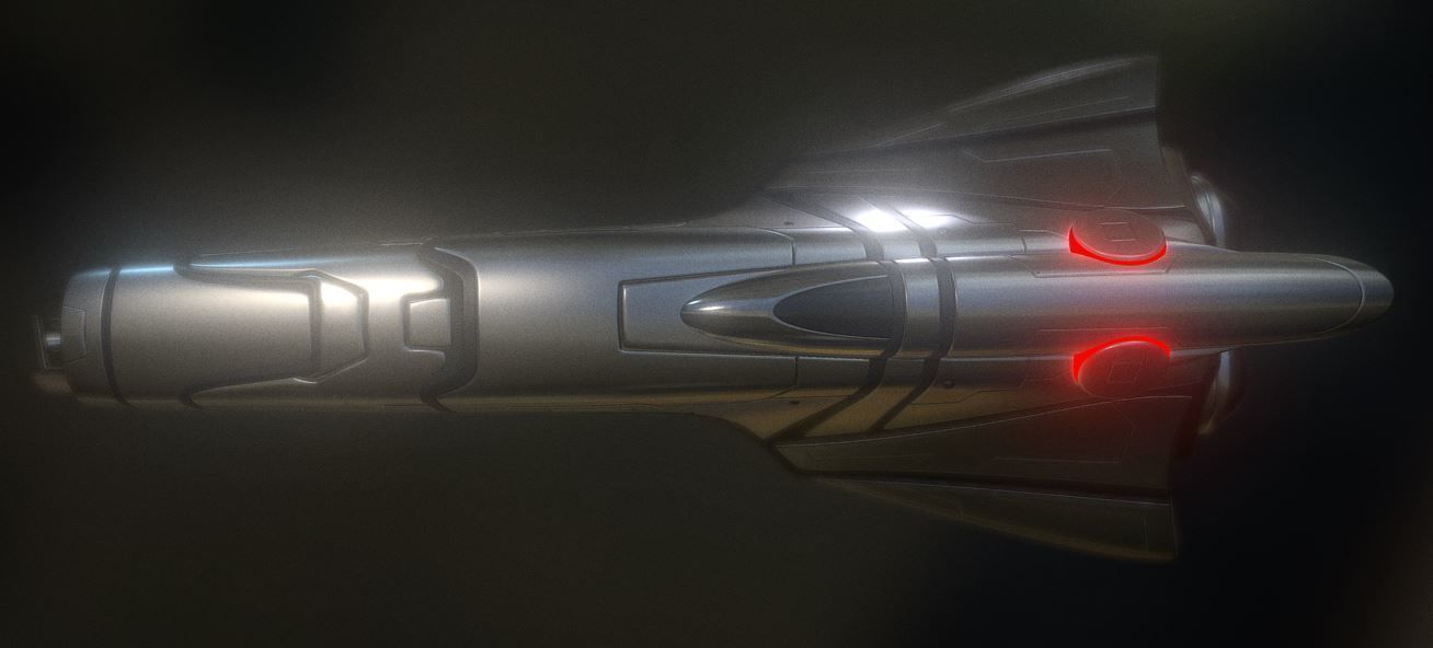 Spaceship  Keeper  Package Low-poly 3D model_6