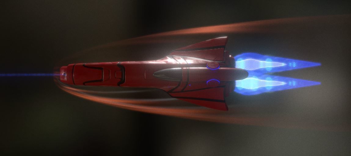 Spaceship  Keeper  Package Low-poly 3D model_46