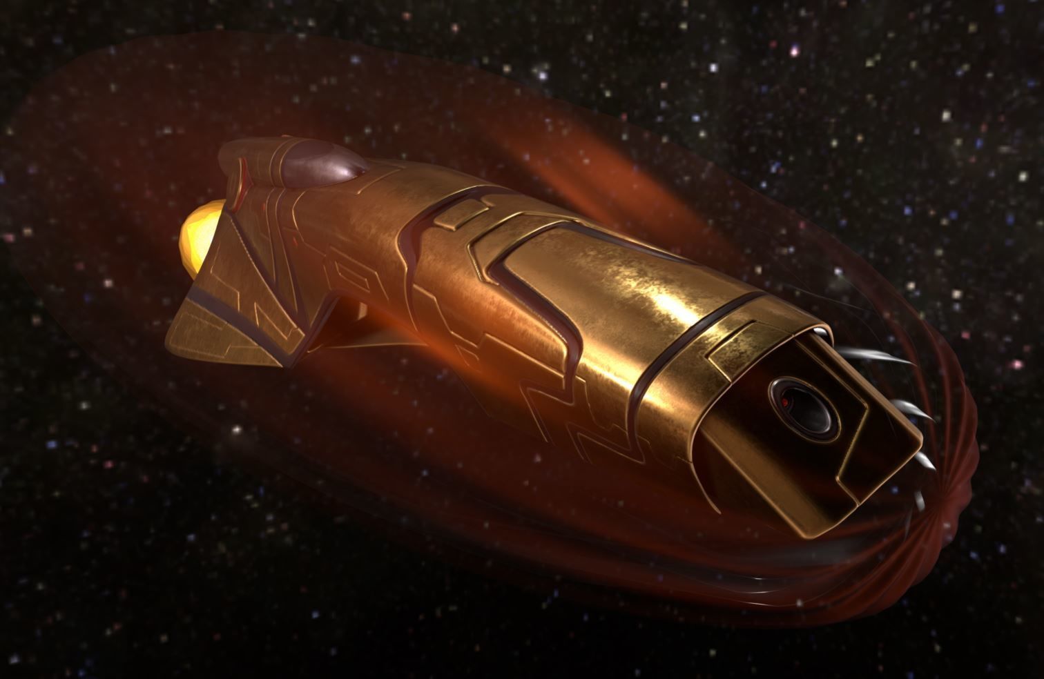 Spaceship  Keeper  Package Low-poly 3D model_60