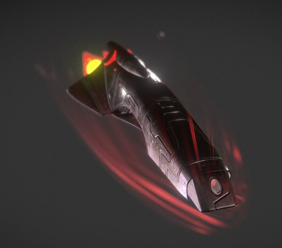 Spaceship  Keeper  Package Low-poly 3D model_59